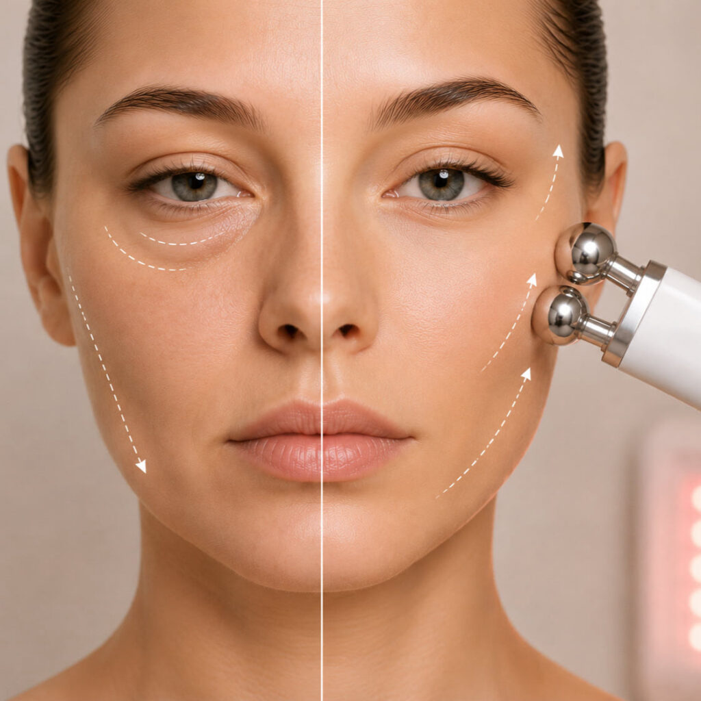 Advanced Microcurrent Facial Lift + LED Therapy